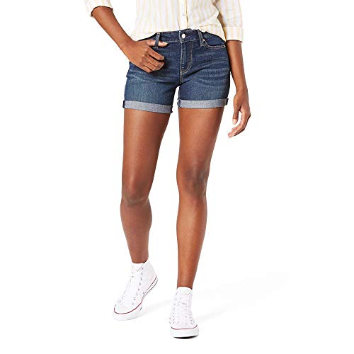 Signature by Levi Strauss & Co Mid-Rise Slim Shorts