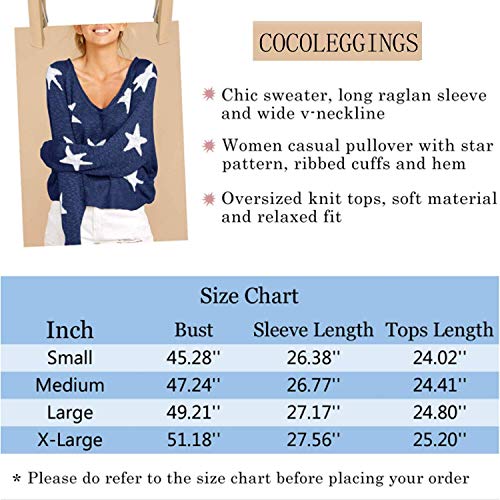 COCOLEGGINGS V-Neck Long Sleeve Jumper Sweater
